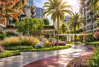 Landscaped Garden at Vaibhavlaxmi Rhythm 51