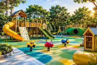 Kids’ Play Area at Vaibhavlaxmi Rhythm 51